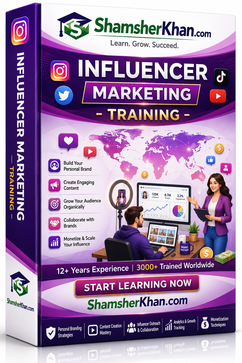 Influencer Marketing Training - 7 Days Live 1-on-1 Online