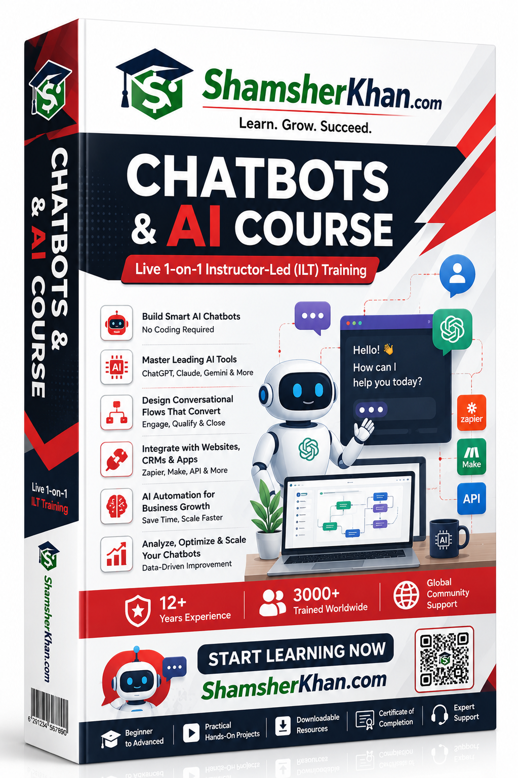 Learn Chatbots and AI - Live 7 Days 1-on-1 Training