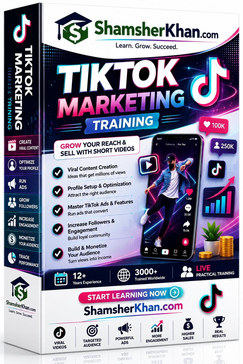 TikTok Marketing Training (Live 1-on-1 Online)