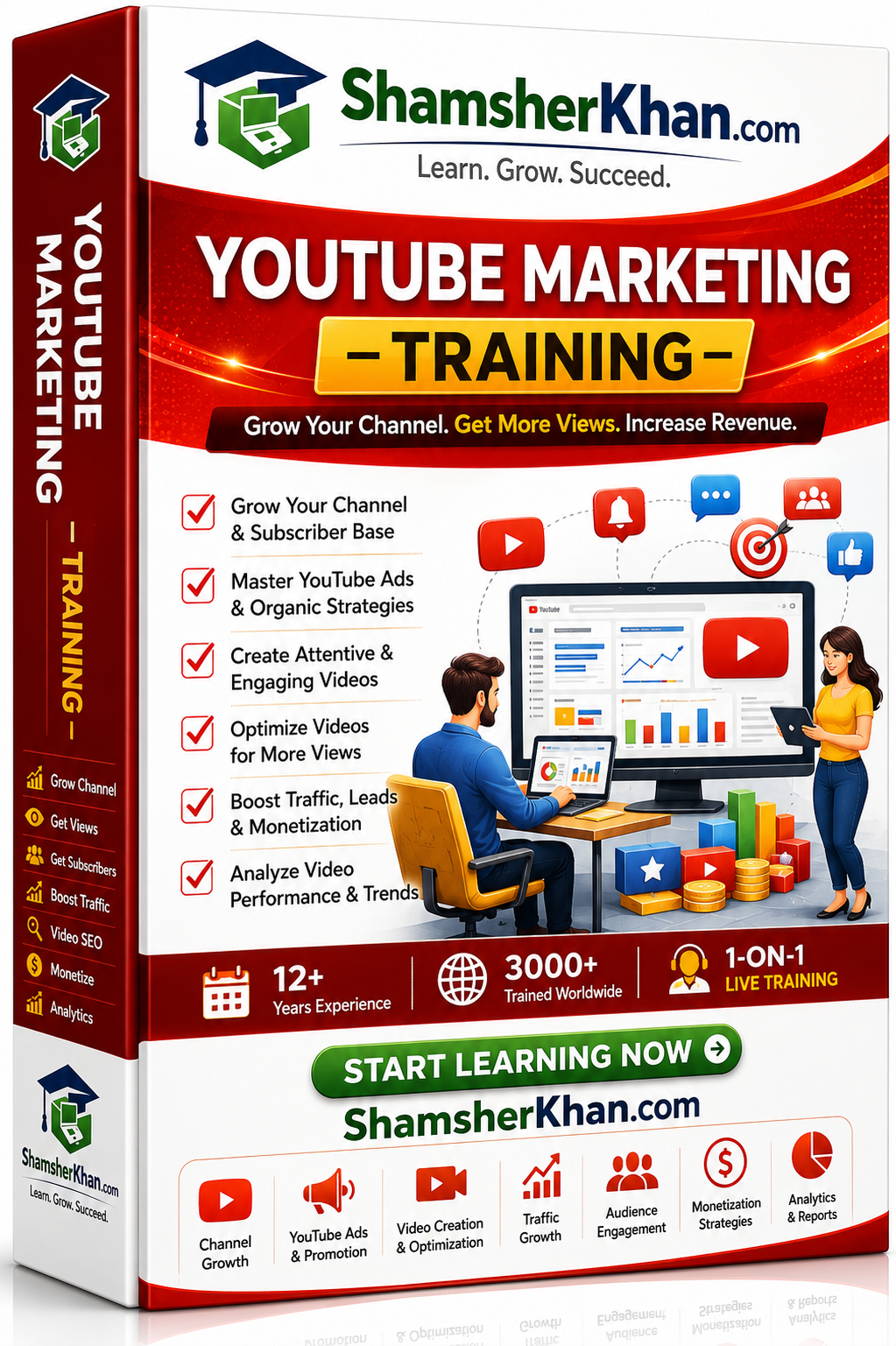YouTube Marketing Training - 7 Days Live 1-on-1 Online