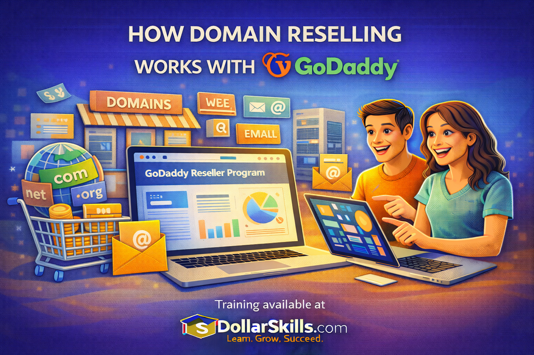How Domain Reselling Works with GoDaddy