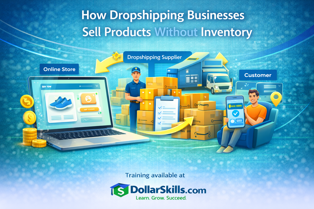 How Dropshipping Businesses Sell Products Without Inventory
