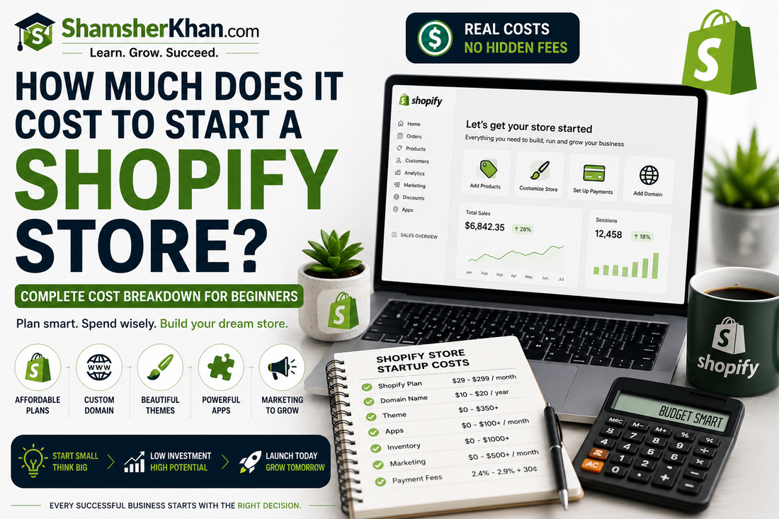 How Much Does It Cost to Start a Shopify Store?