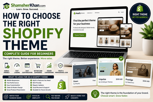 How to Choose the Right Shopify Theme (Beginner's Guide)