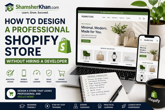 How to Design a Professional Shopify Store Without Hiring a Developer