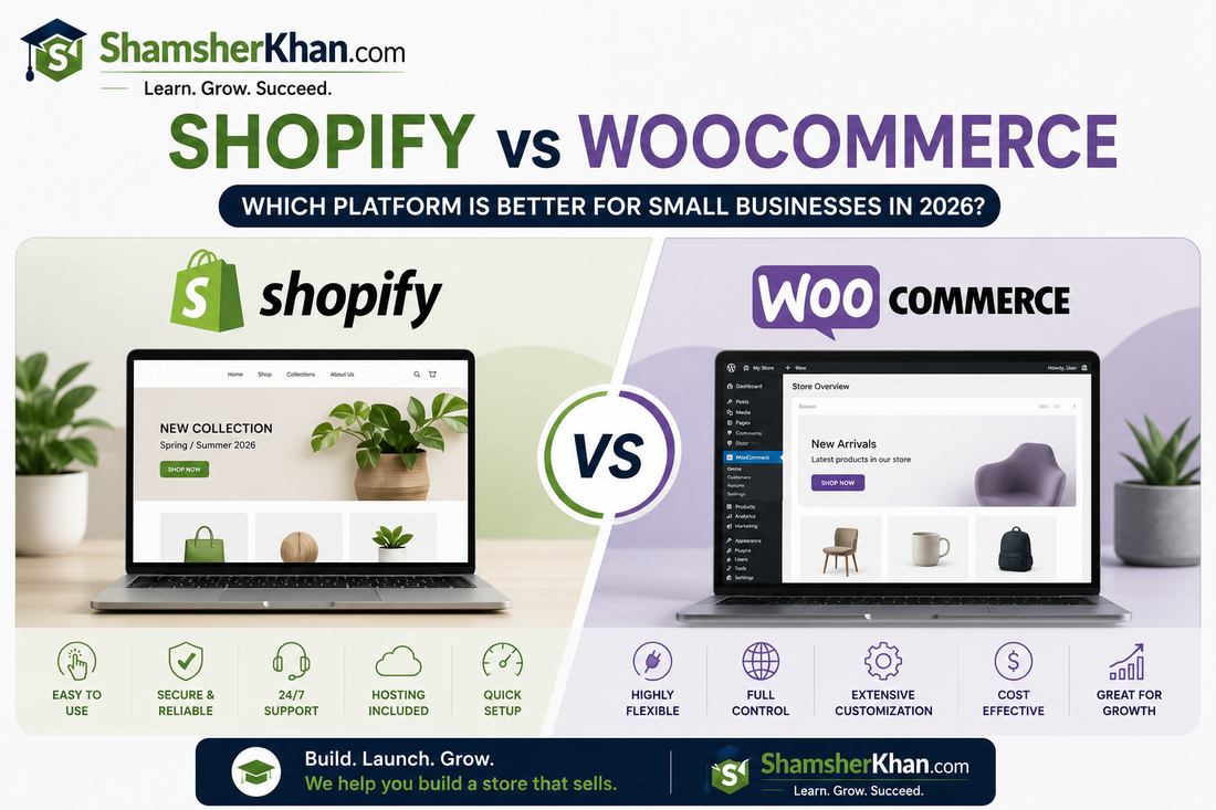 Shopify vs WooCommerce: Which Platform Is Better for Small Businesses in 2026?