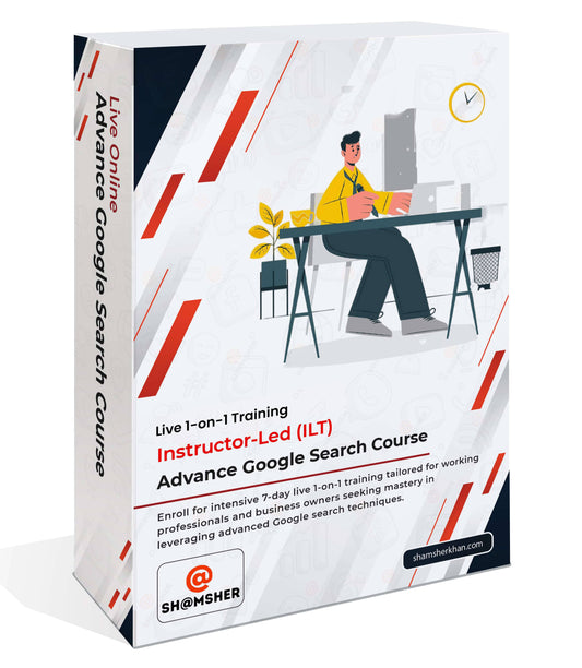 Advance Google Search Training - 7 Days Live 1-on-1 Online