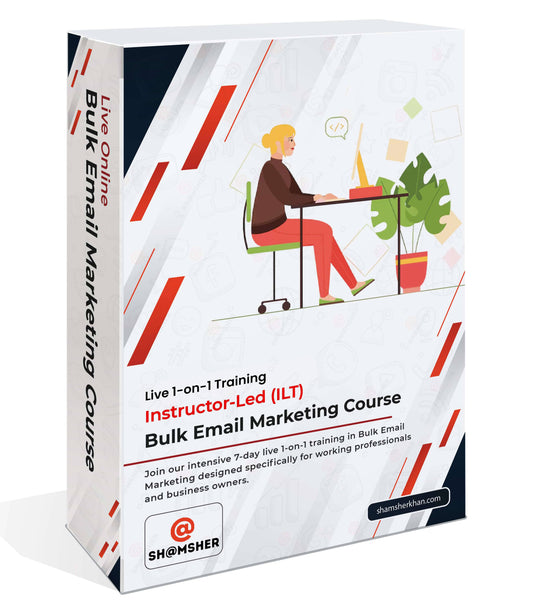 Bulk Email Marketing Training - 7 Days Live 1-on-1 Online