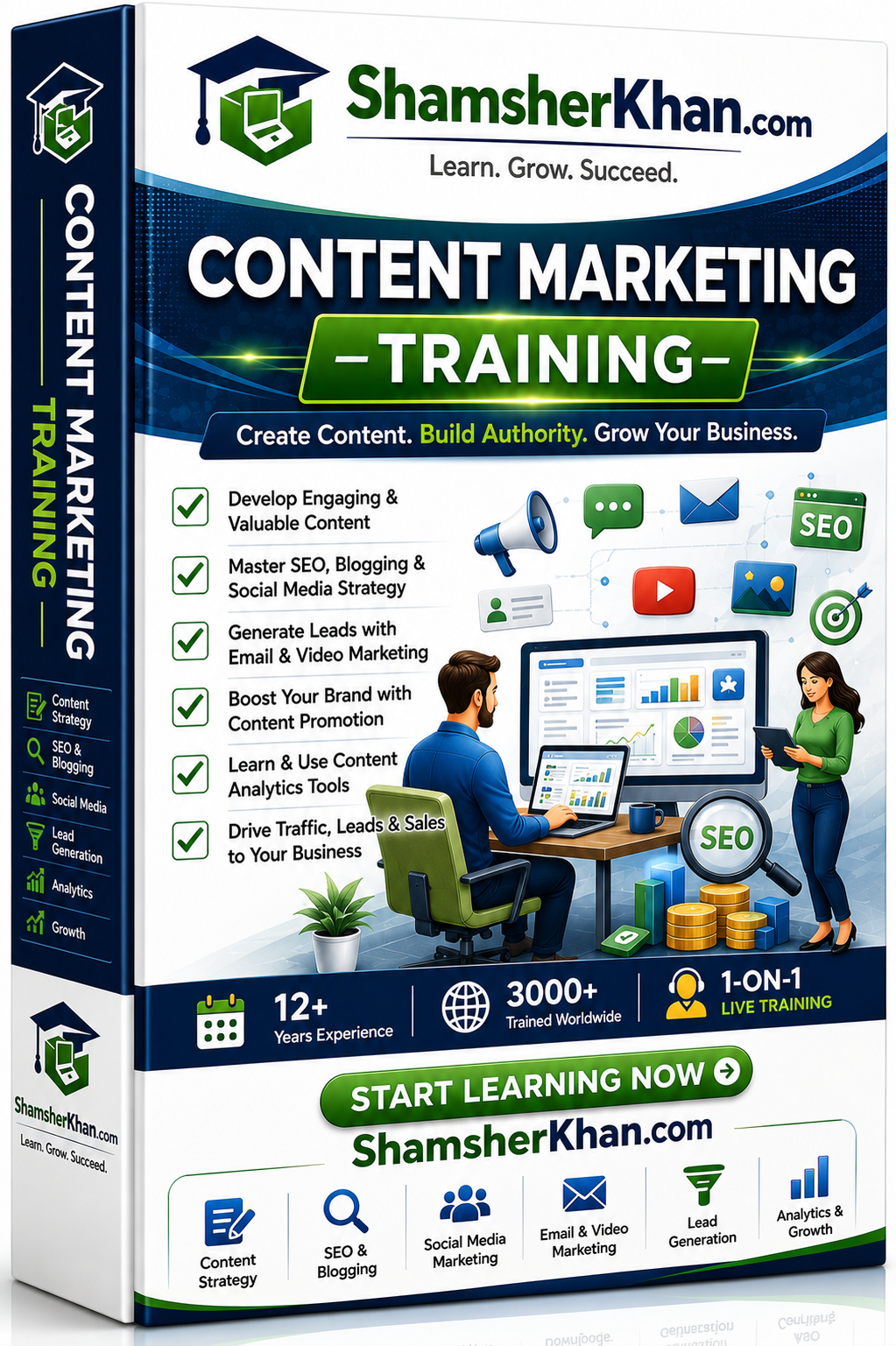 Content Marketing Training - 7 Days Live 1-on-1 Online