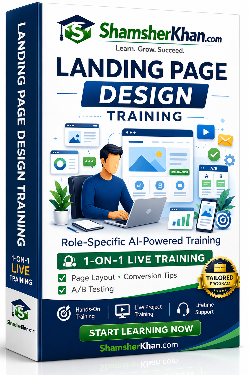Landing Page Design Training - 7 Days Live 1-on-1 Online