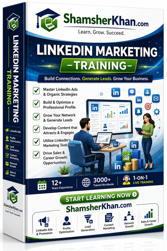 LinkedIn Marketing Training - 7 Days Live 1-on-1 Online
