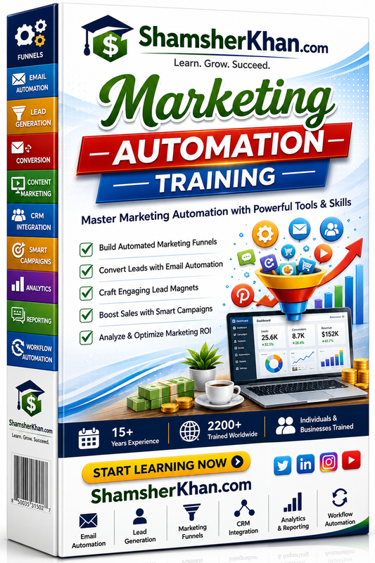 Marketing Automation Training - 7 Days Live 1-on-1 Online