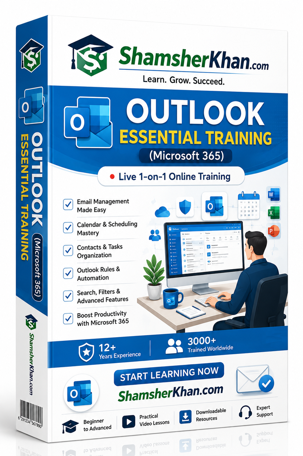 Outlook Essential Training (Microsoft 365) – Live 1-on-1 Online Training