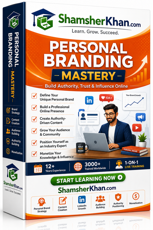 Personal Branding Training - 7 Days Live 1-on-1 Online