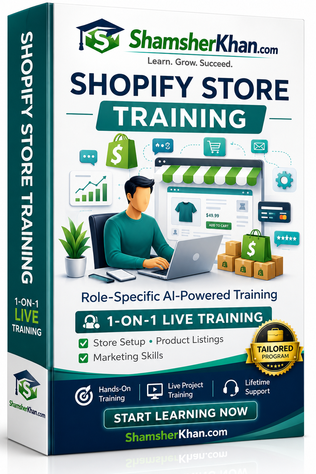 Shopify Store Training - 7 Days Live 1-on-1 Online