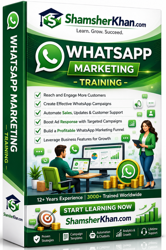 Whatsapp Marketing Training - 7 Days Live 1-on-1 Online