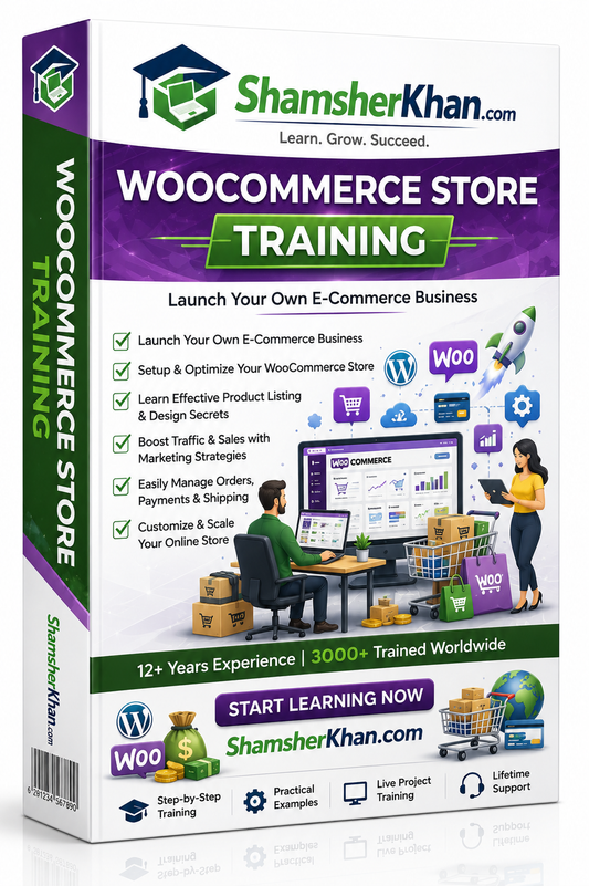 Woocommerce Store Training - 7 Days Live 1-on-1 Online