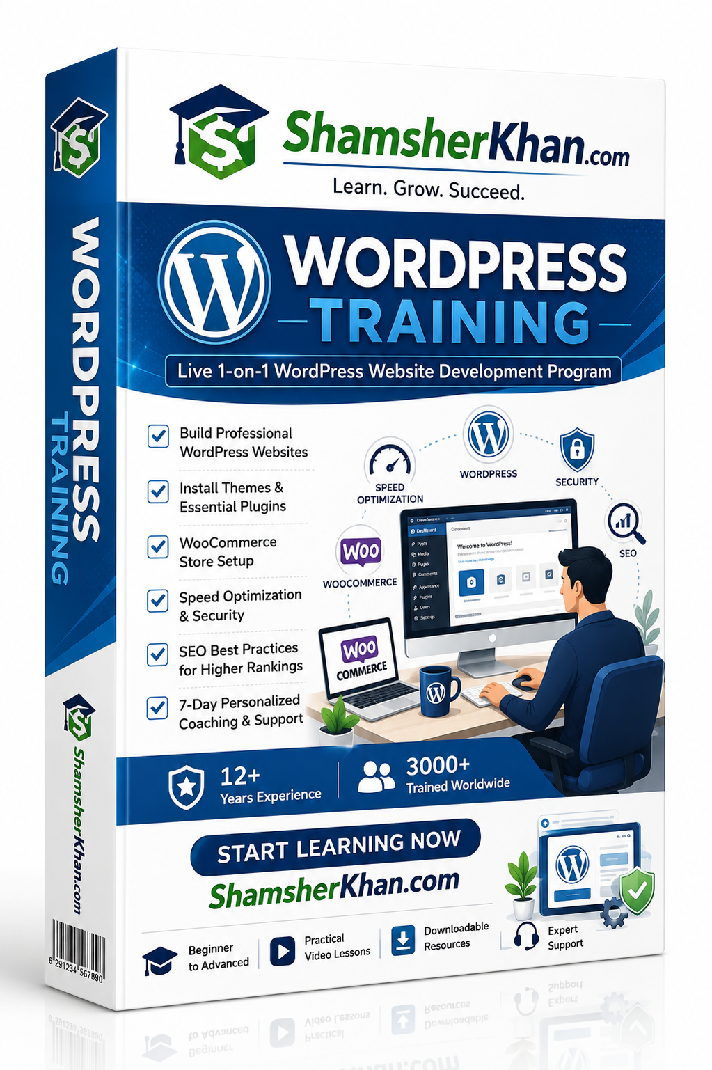 7-Day Live 1-on-1 WordPress Training Course Online