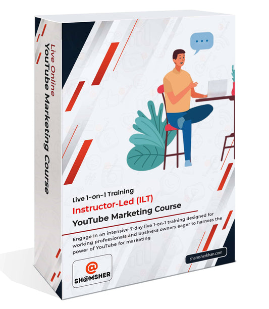 Capacitación en marketing de YouTube: 7 días en vivo 1 a 1 en línea