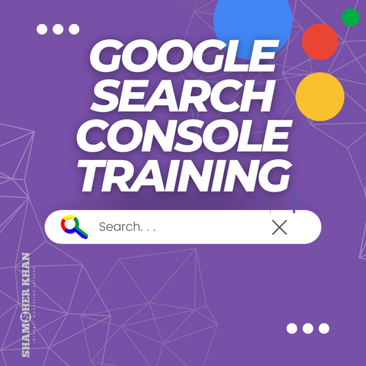 Google Search Console Training - 7 Days Live 1-on-1 Online