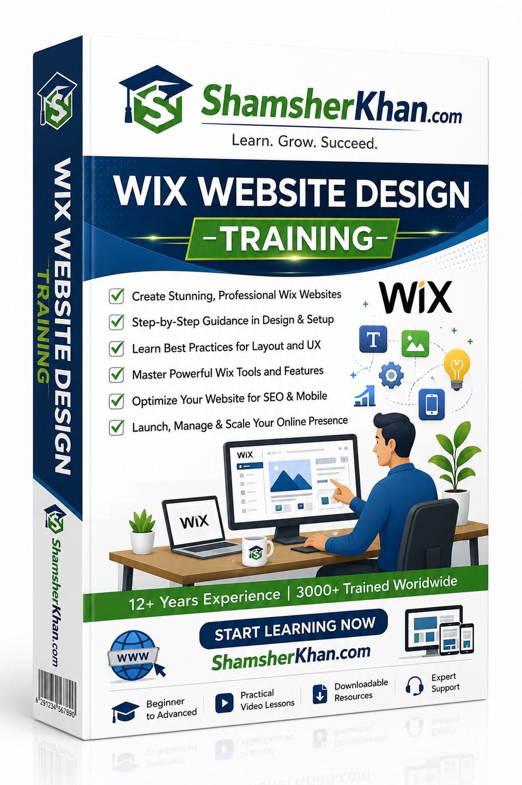 Wix Website Design Course - 7 Days Live 1-on-1 Training Online